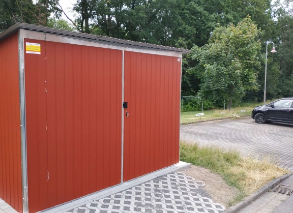 Garaże z blachy akrylowej 49