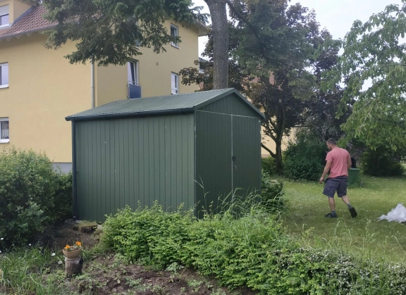 Garaże z blachy akrylowej 23