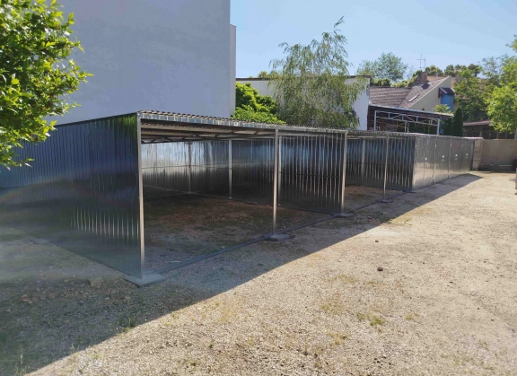 Garaże z blachy ocynkowej 70