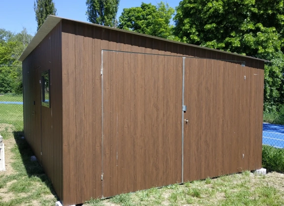 Garaże z blachy akrylowej 206