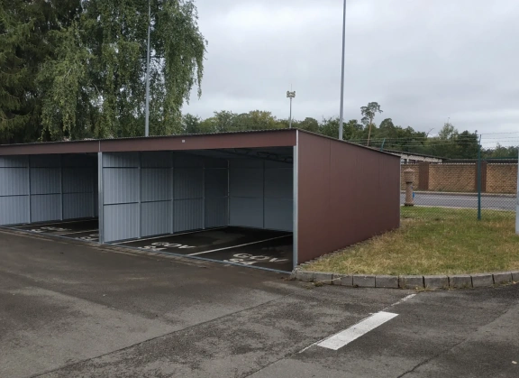 Garaże z blachy akrylowej 223