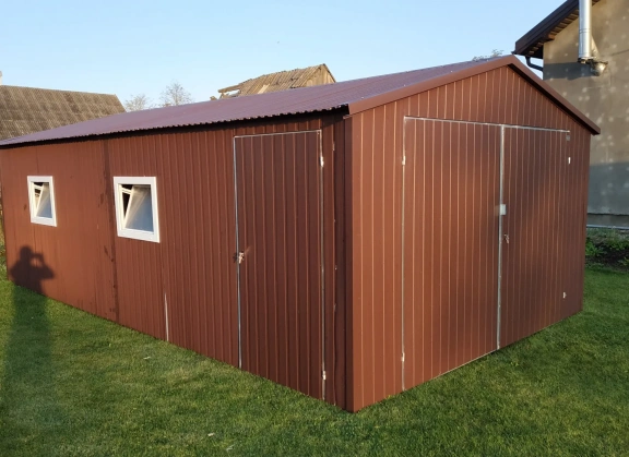 Garaże z blachy akrylowej 223