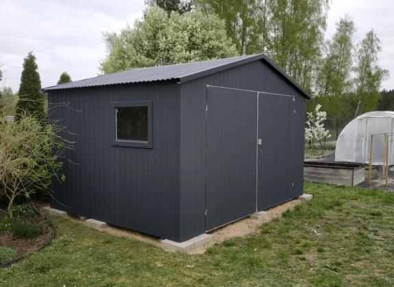 Garaże z blachy akrylowej 232